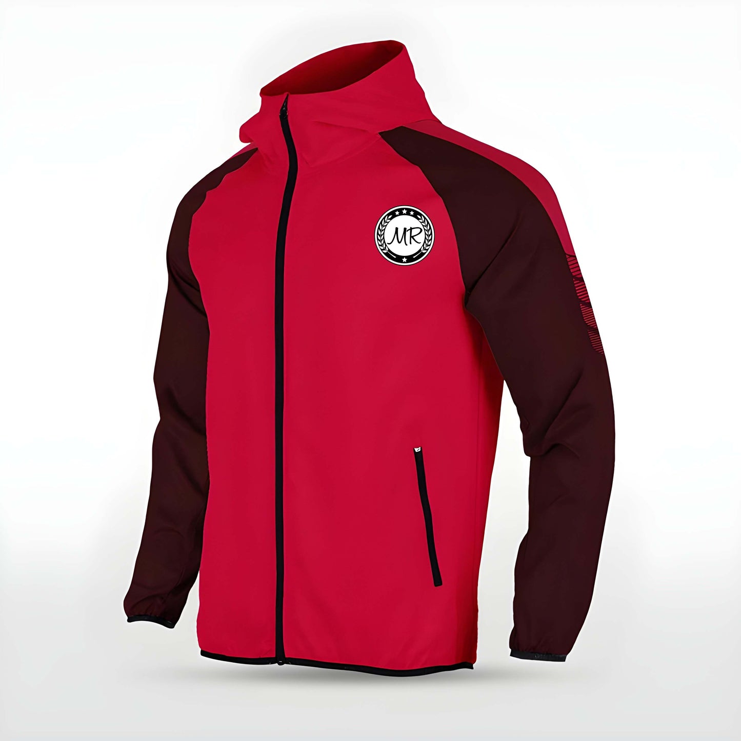 Rote Allwetterjacke