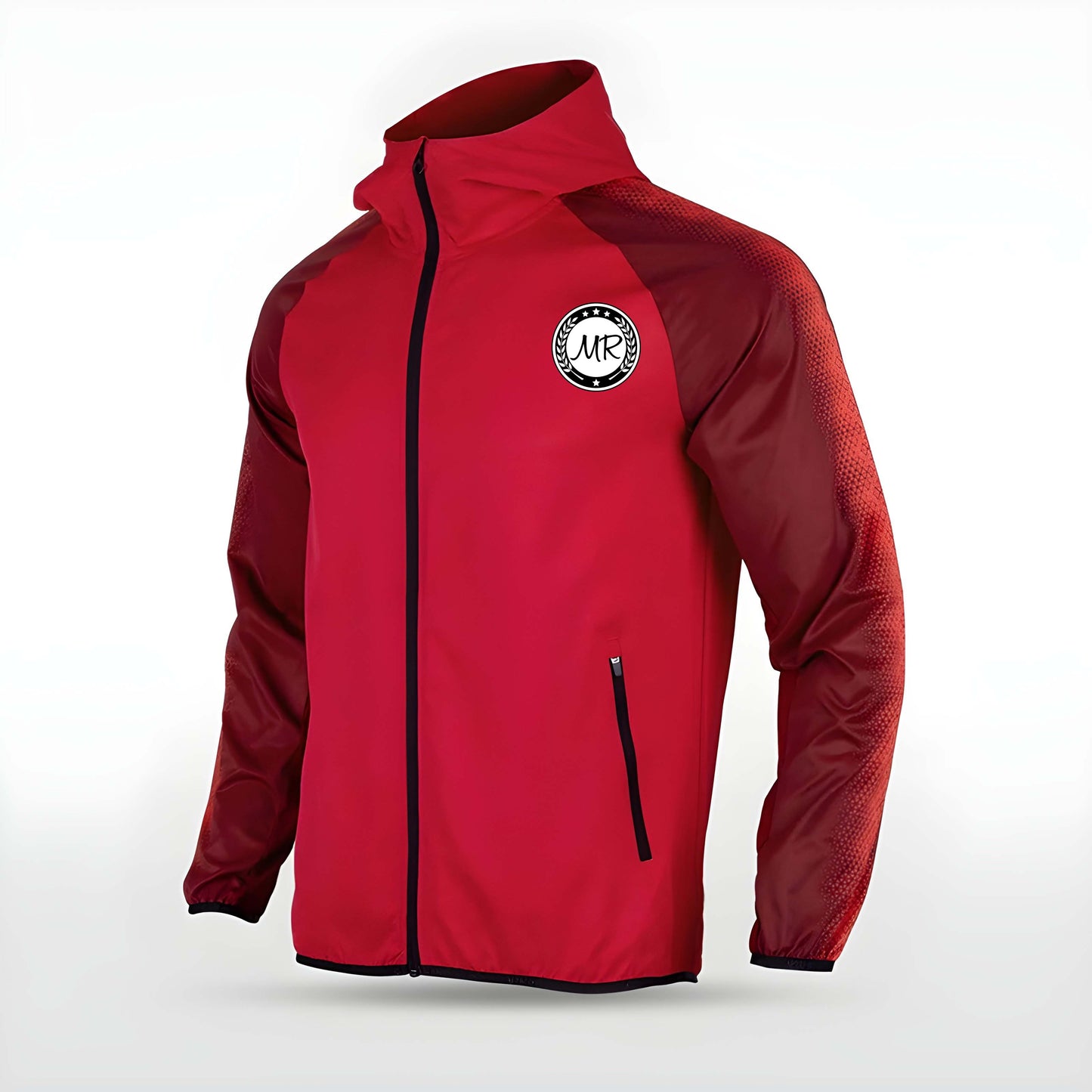 Rote Allwetterjacke