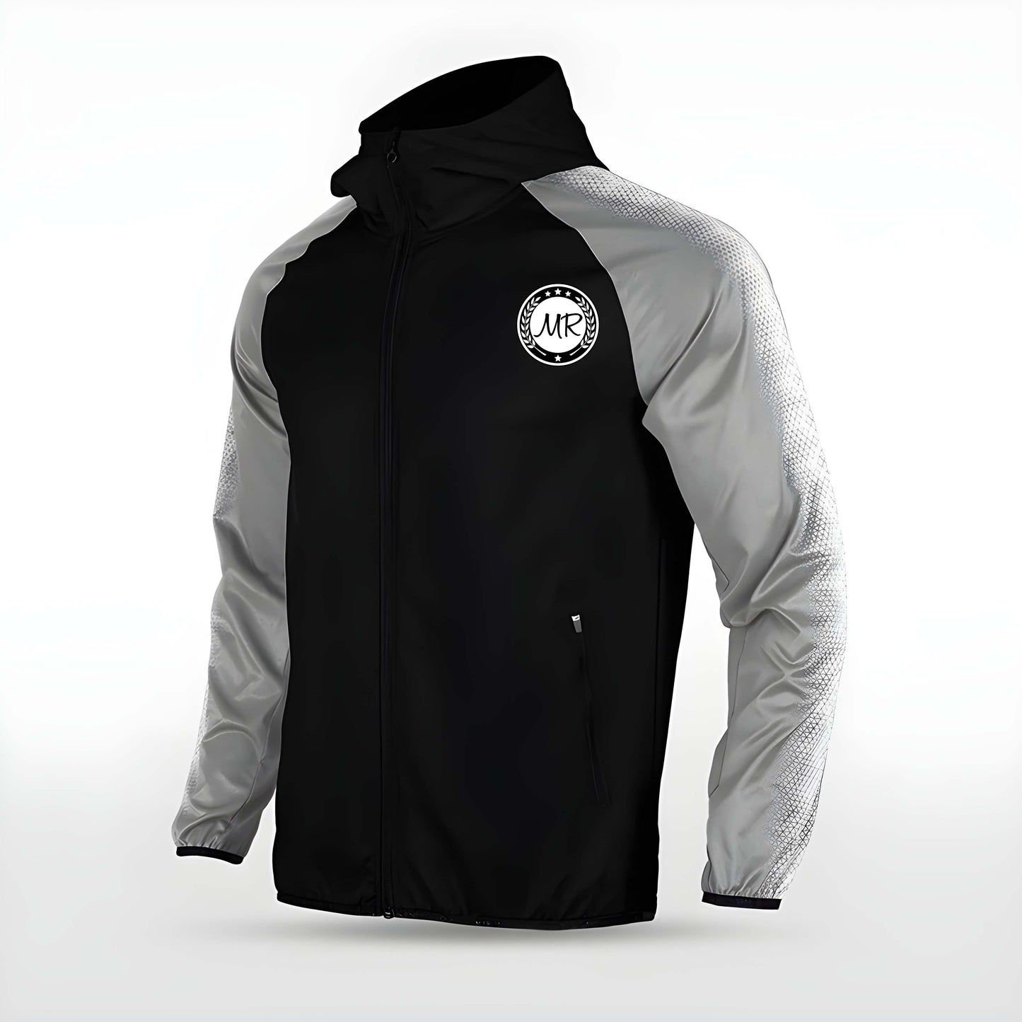 Schwarze Allwetterjacke