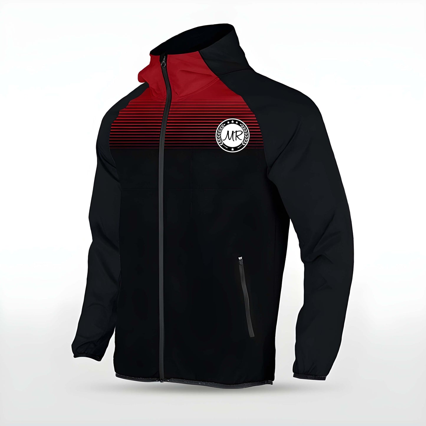 Schwarze Allwetterjacke