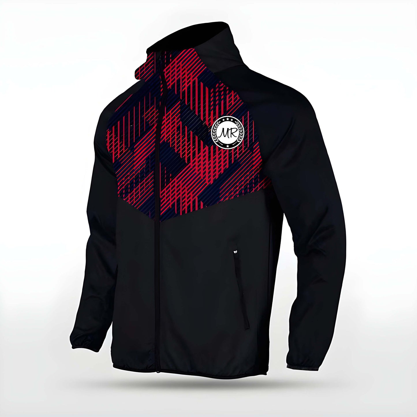 Schwarze Allwetterjacke