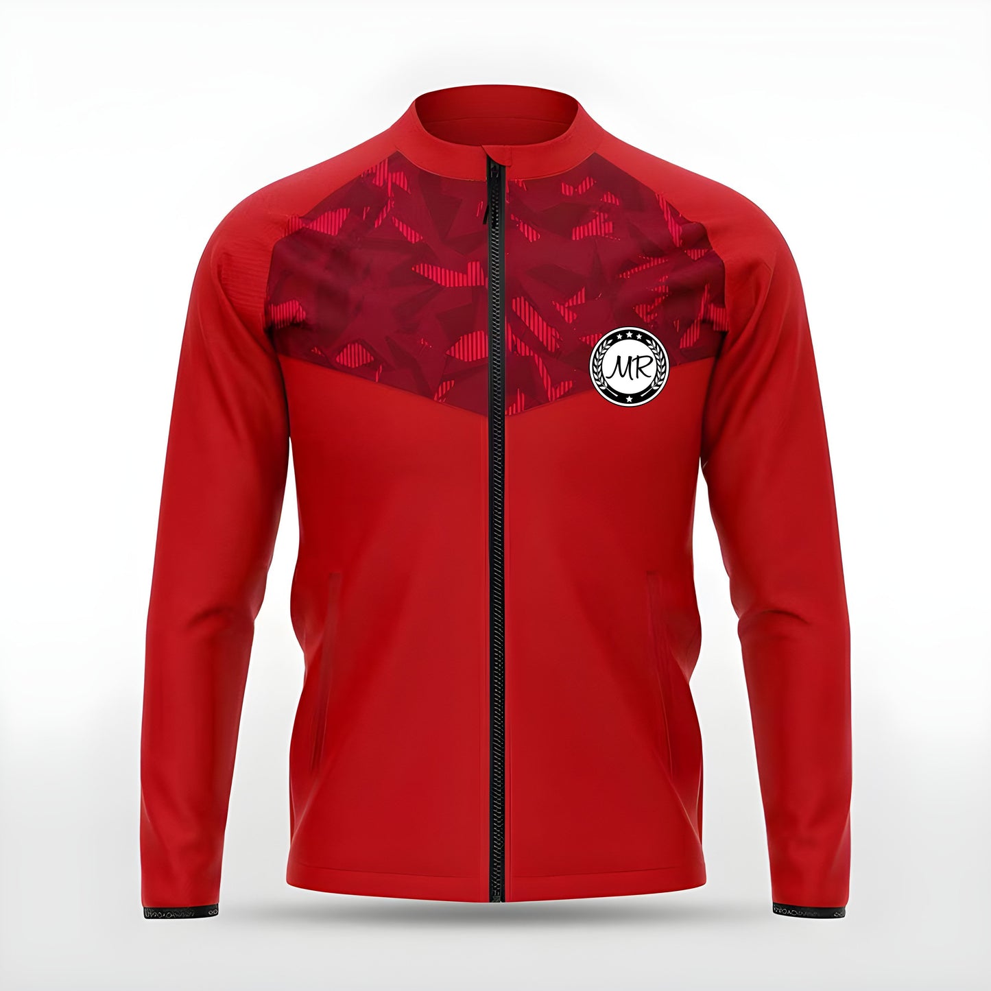Rote Trainingsjacke