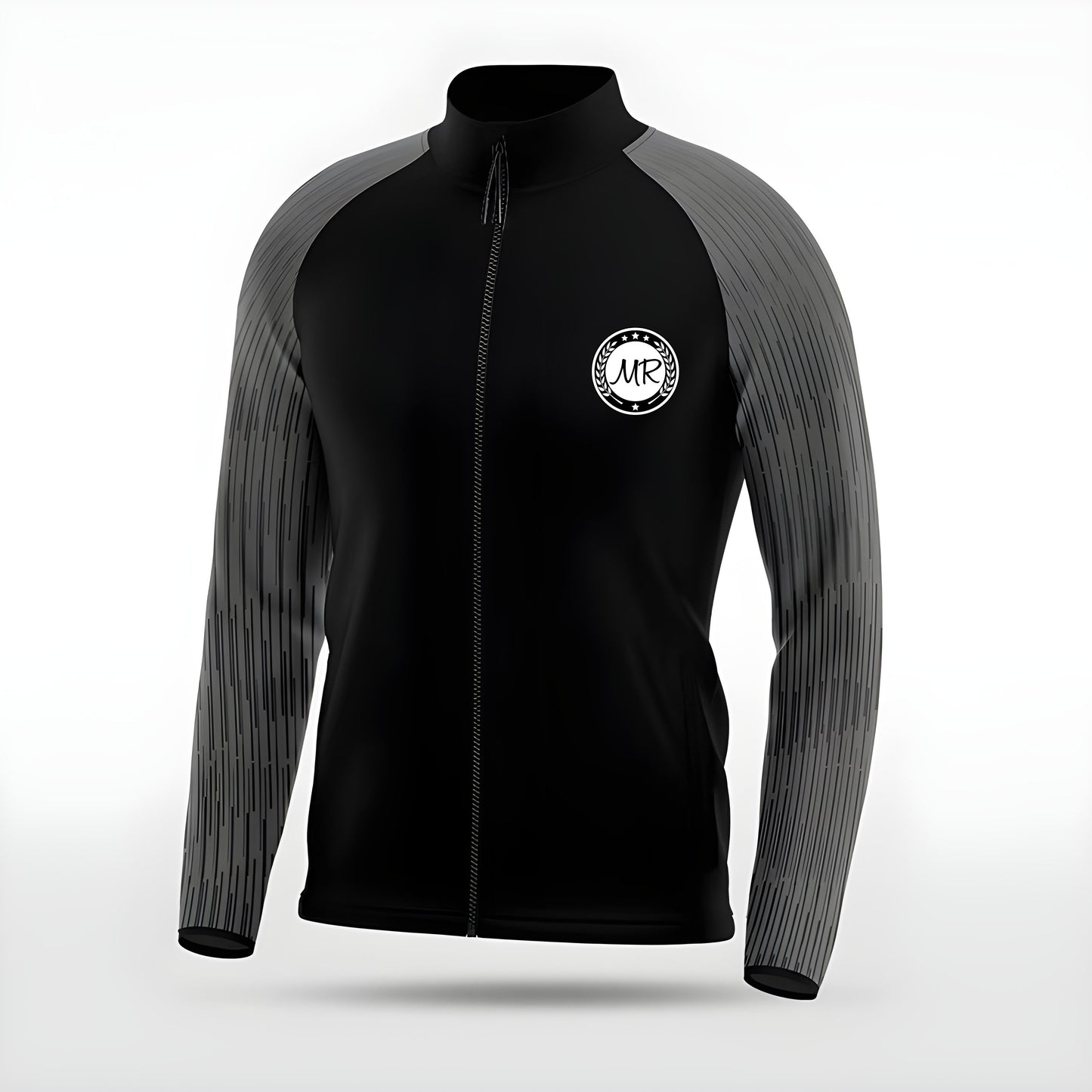 Schwarze Trainingsjacke