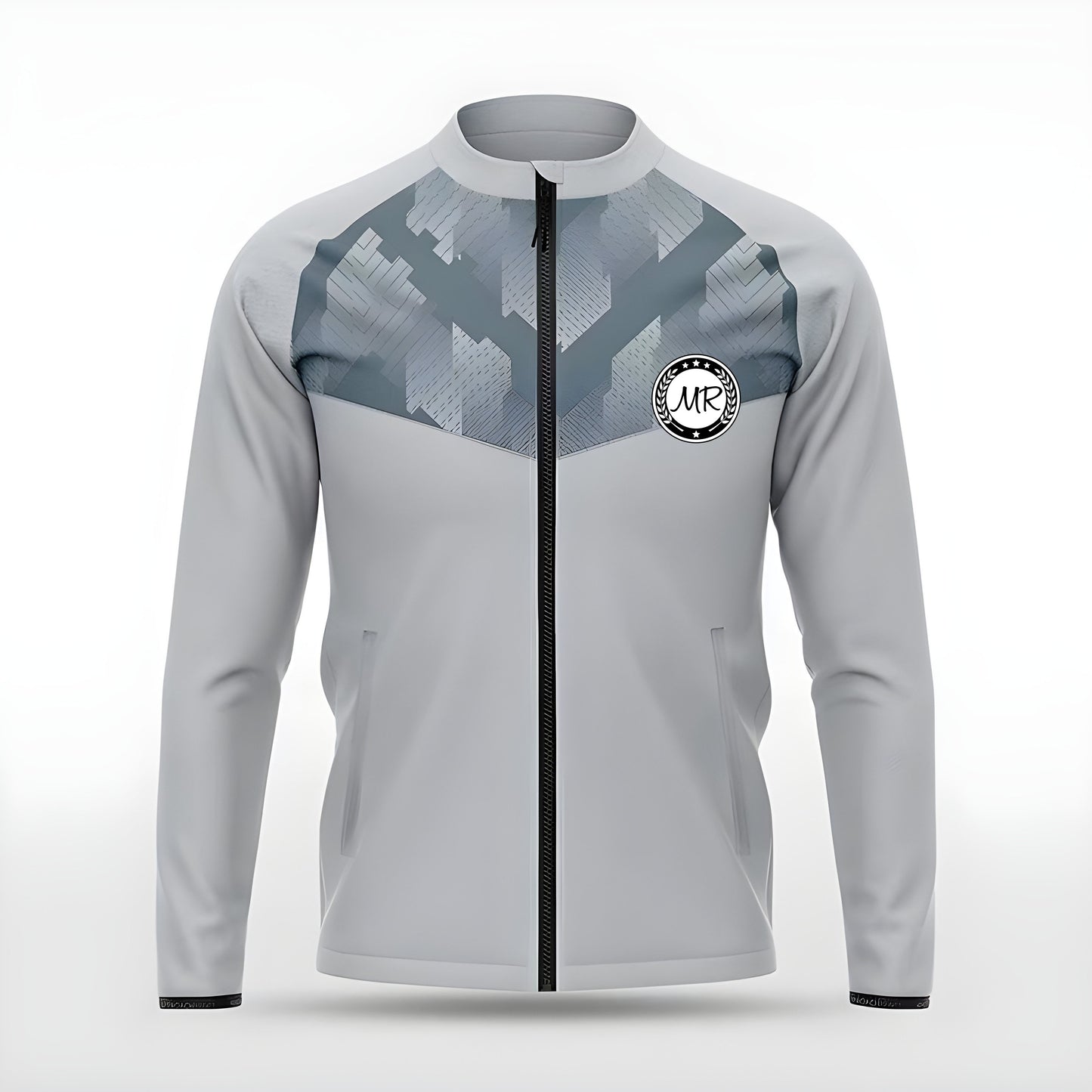 Graue Trainingsjacke