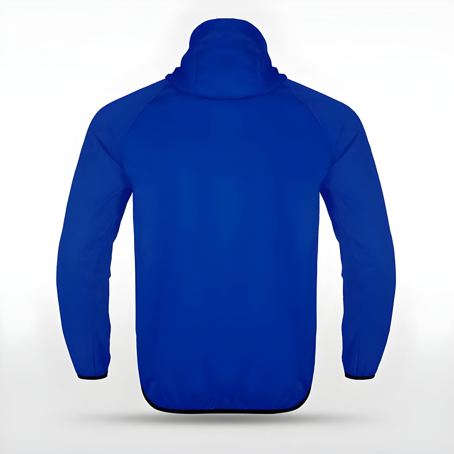 Blaue Allwetterjacke