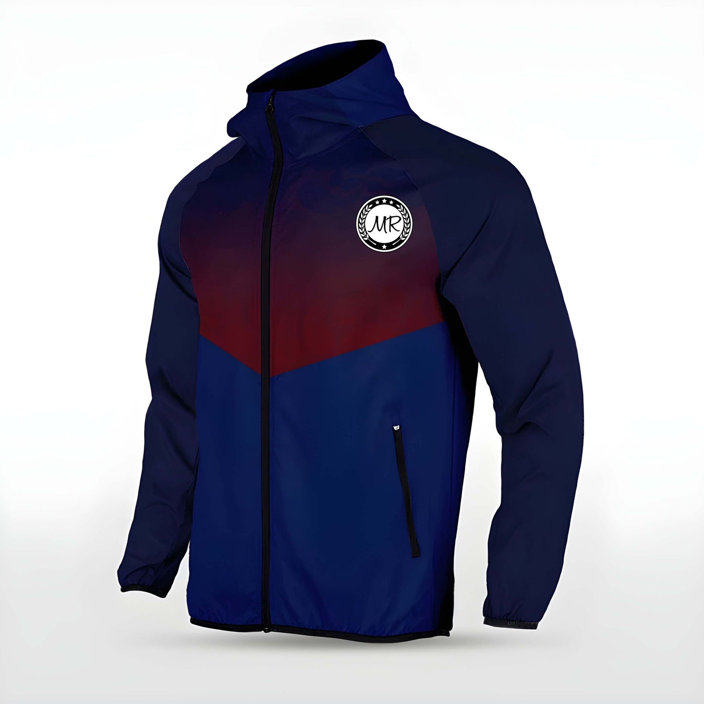 Dunkelblaue Allwetterjacke