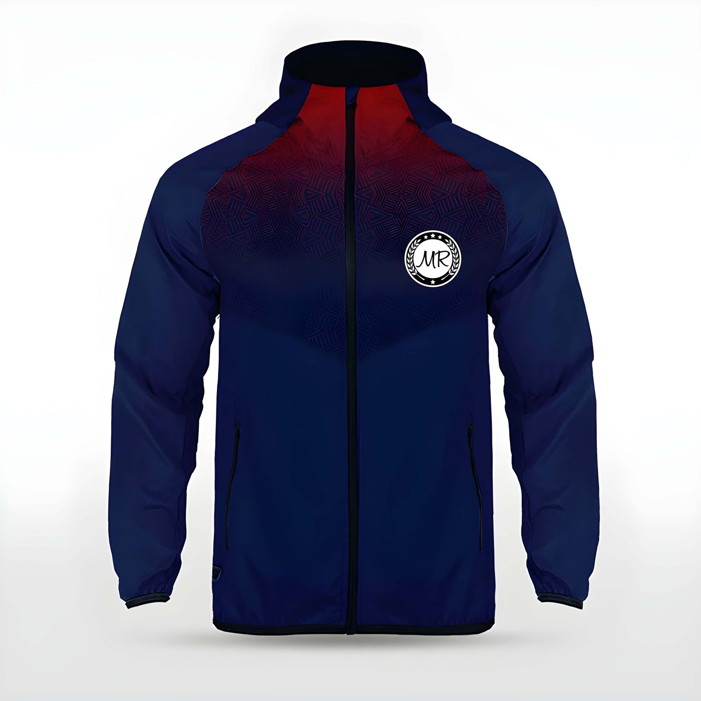 Dunkelblaue Allwetterjacke