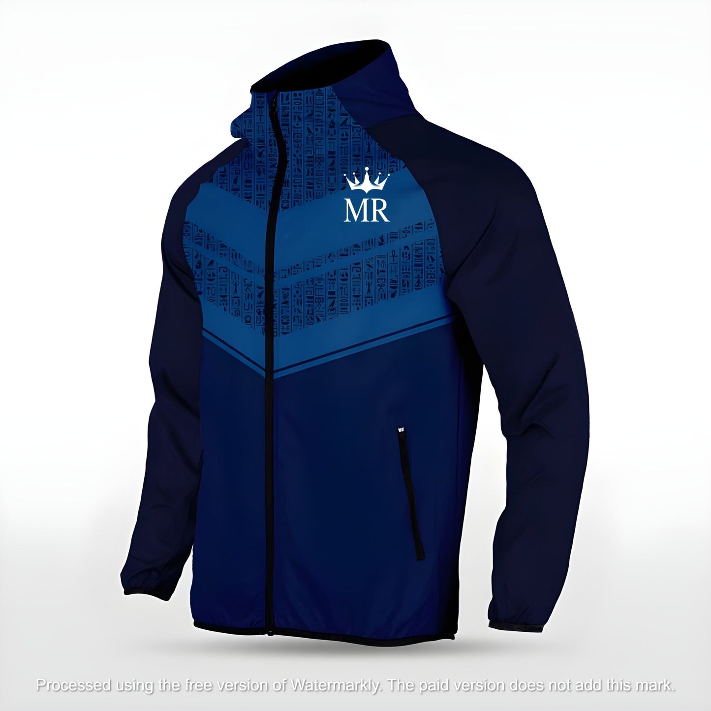 Dunkelblaue Allwetterjacke - Trend Sportswear