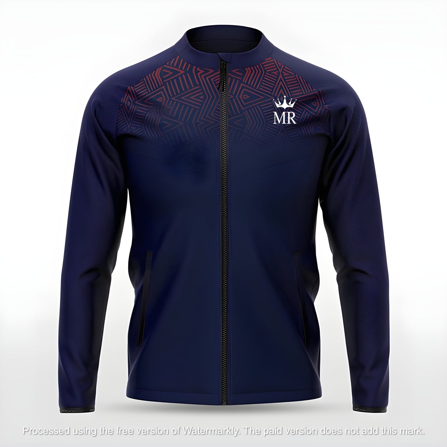 Dunkelblaue Trainingsjacke - Trend Sportswear