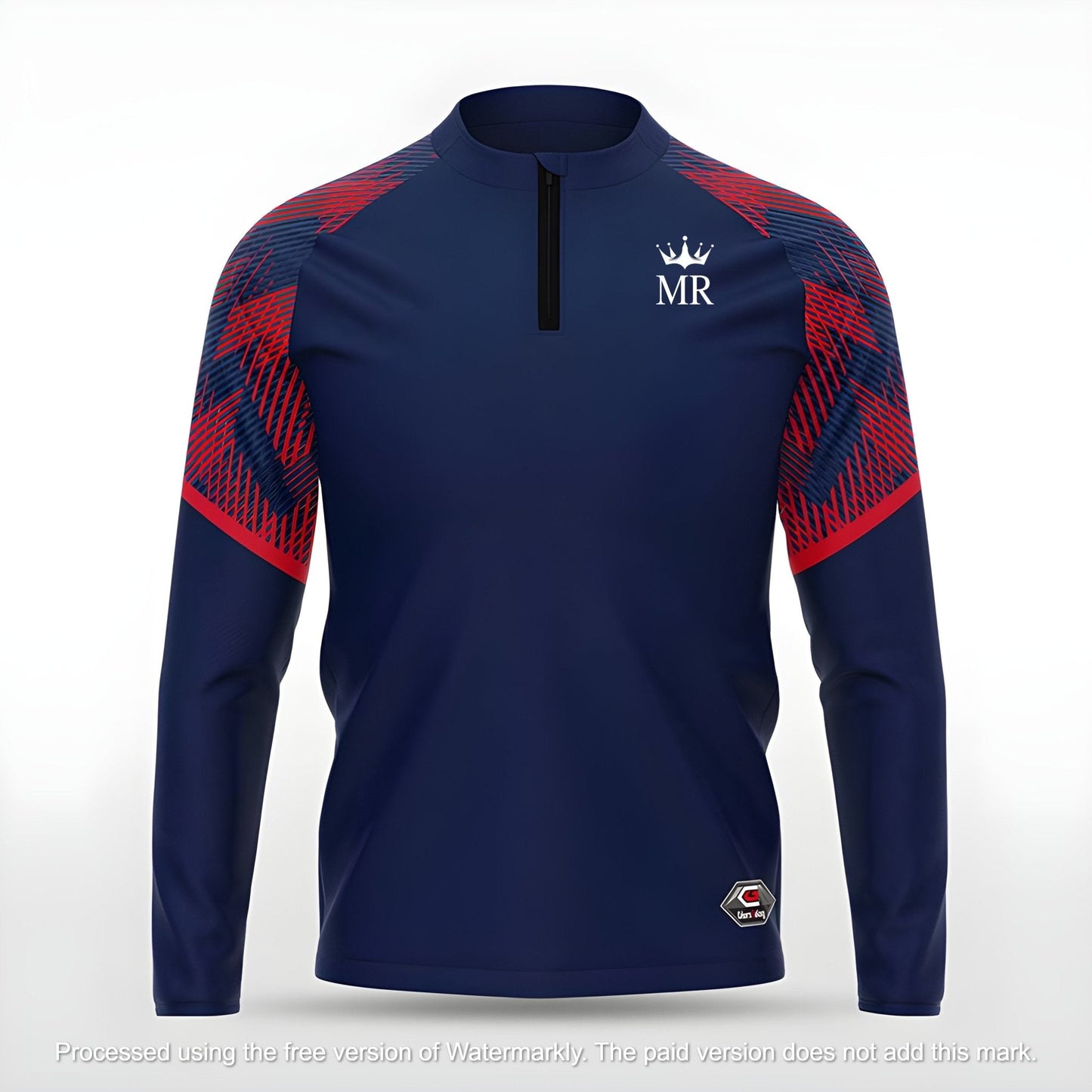 Dunkelblaues Sweatshirt - Trend Sportswear