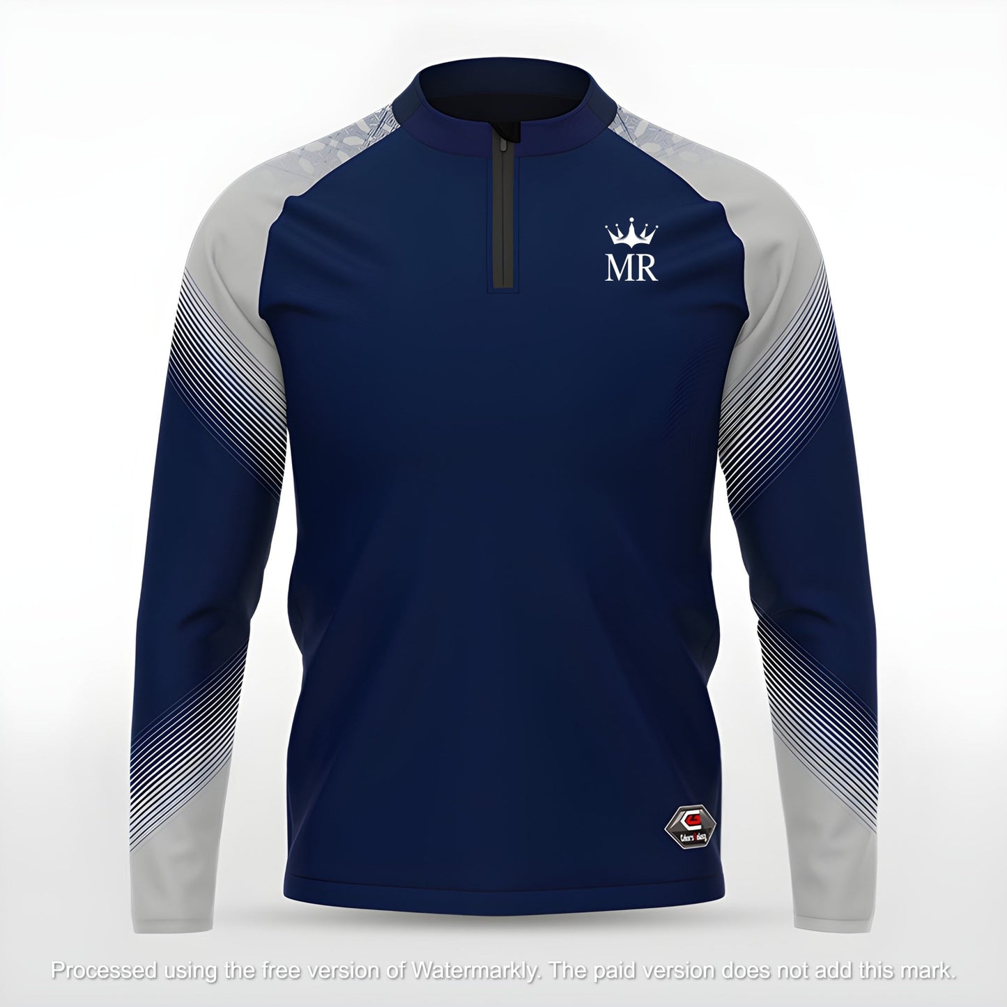 Dunkelblaues Sweatshirt - Trend Sportswear