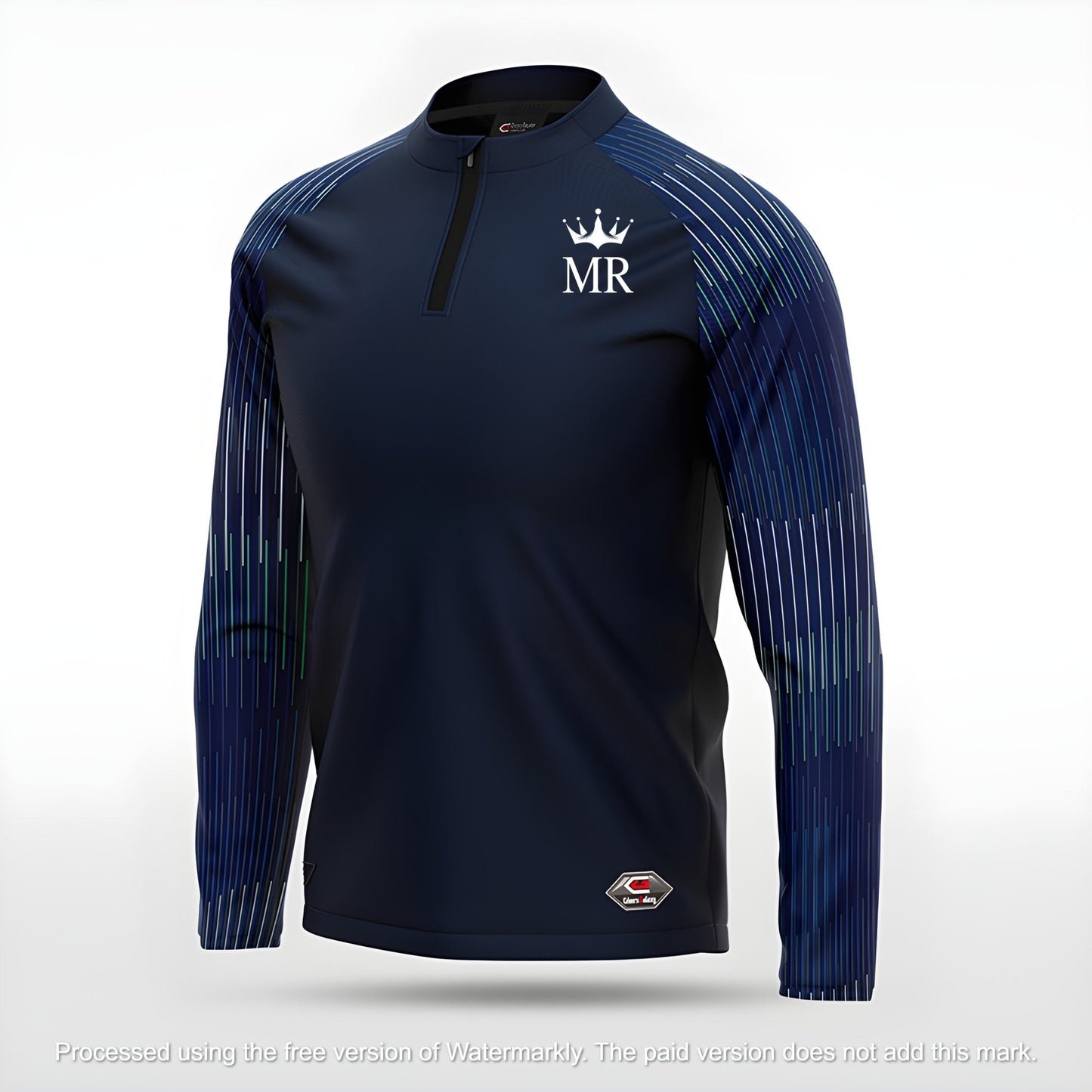 Dunkelblaues Sweatshirt - Trend Sportswear