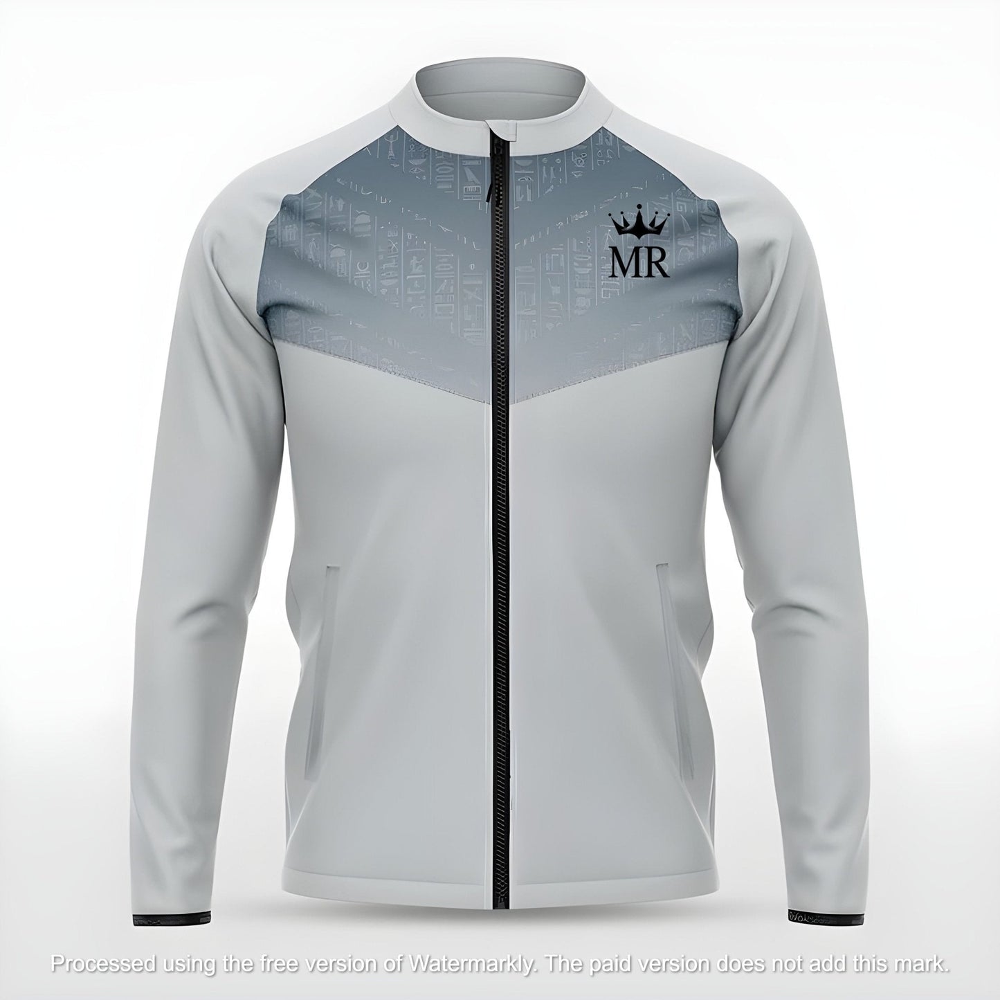 Graue Trainingsjacke - Trend Sportswear