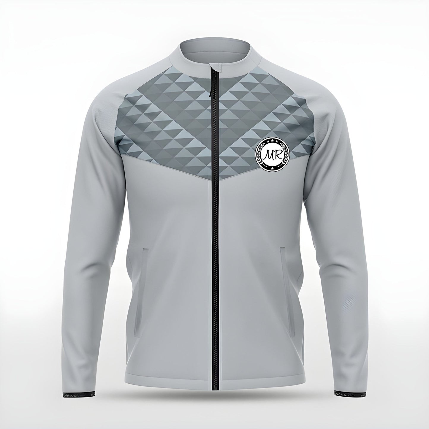 Graue Trainingsjacke - Trend Sportswear