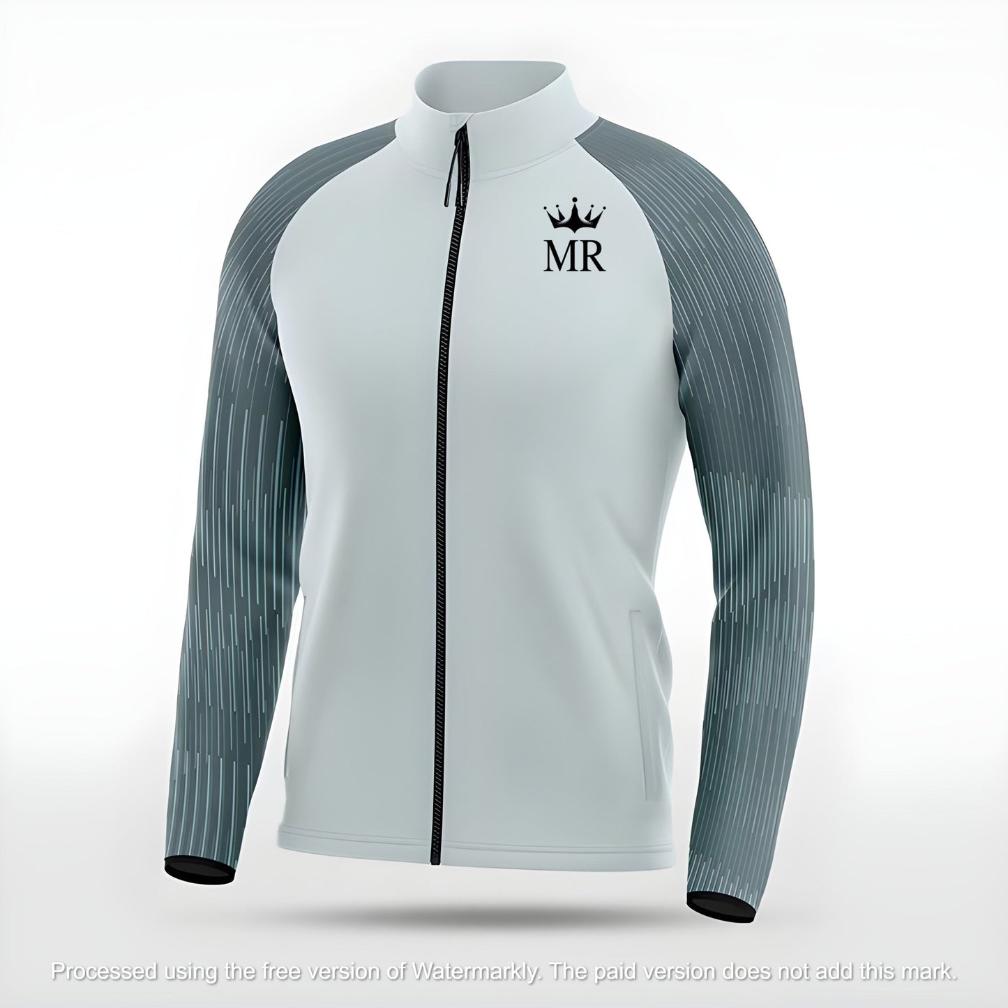 Graue Trainingsjacke - Trend Sportswear