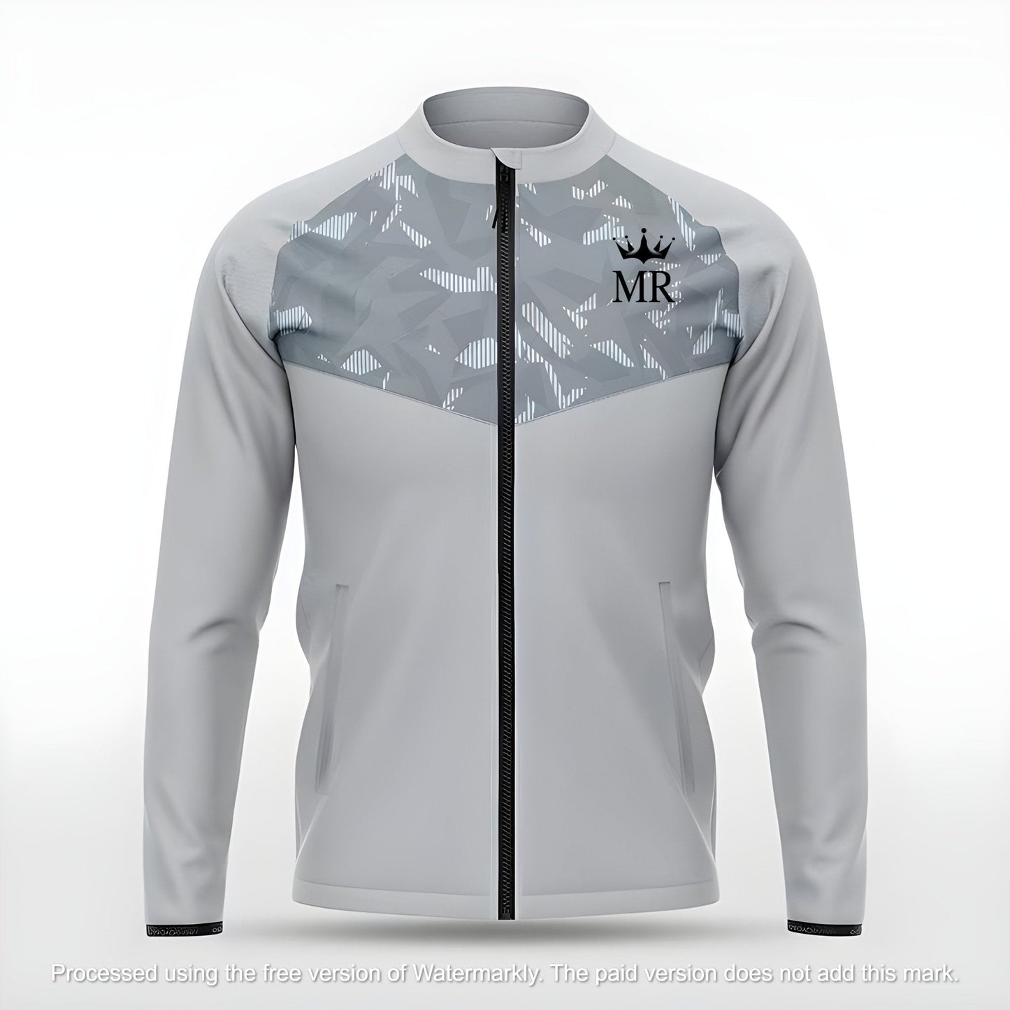 Graue Trainingsjacke - Trend Sportswear