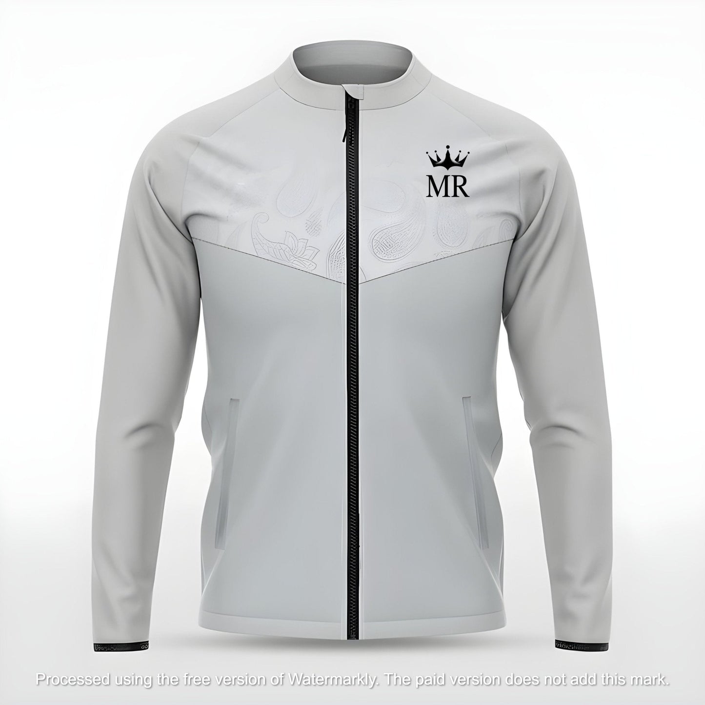 Graue Trainingsjacke - Trend Sportswear