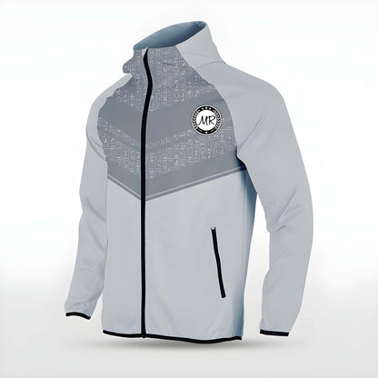 Graue Allwetterjacke