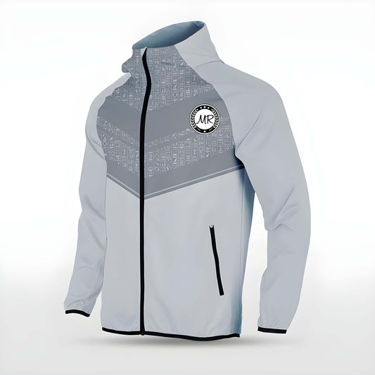 Graue Allwetterjacke