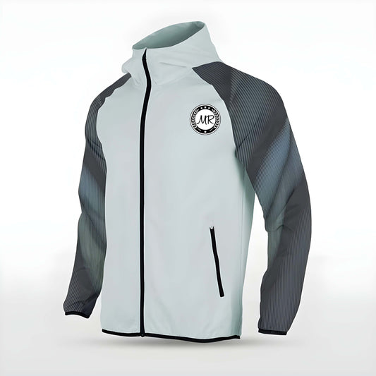 Graue Allwetterjacke