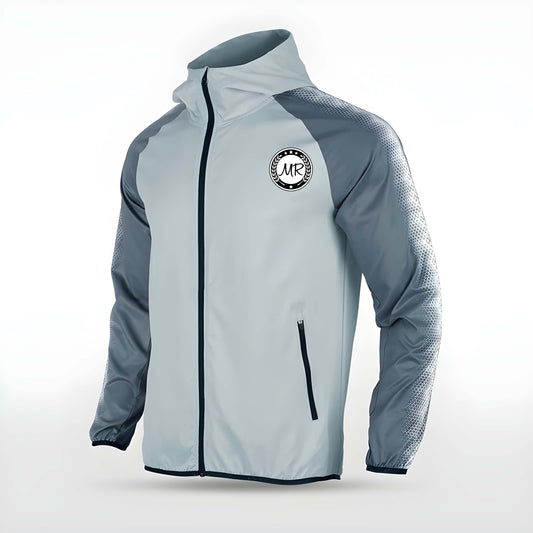 Graue Allwetterjacke