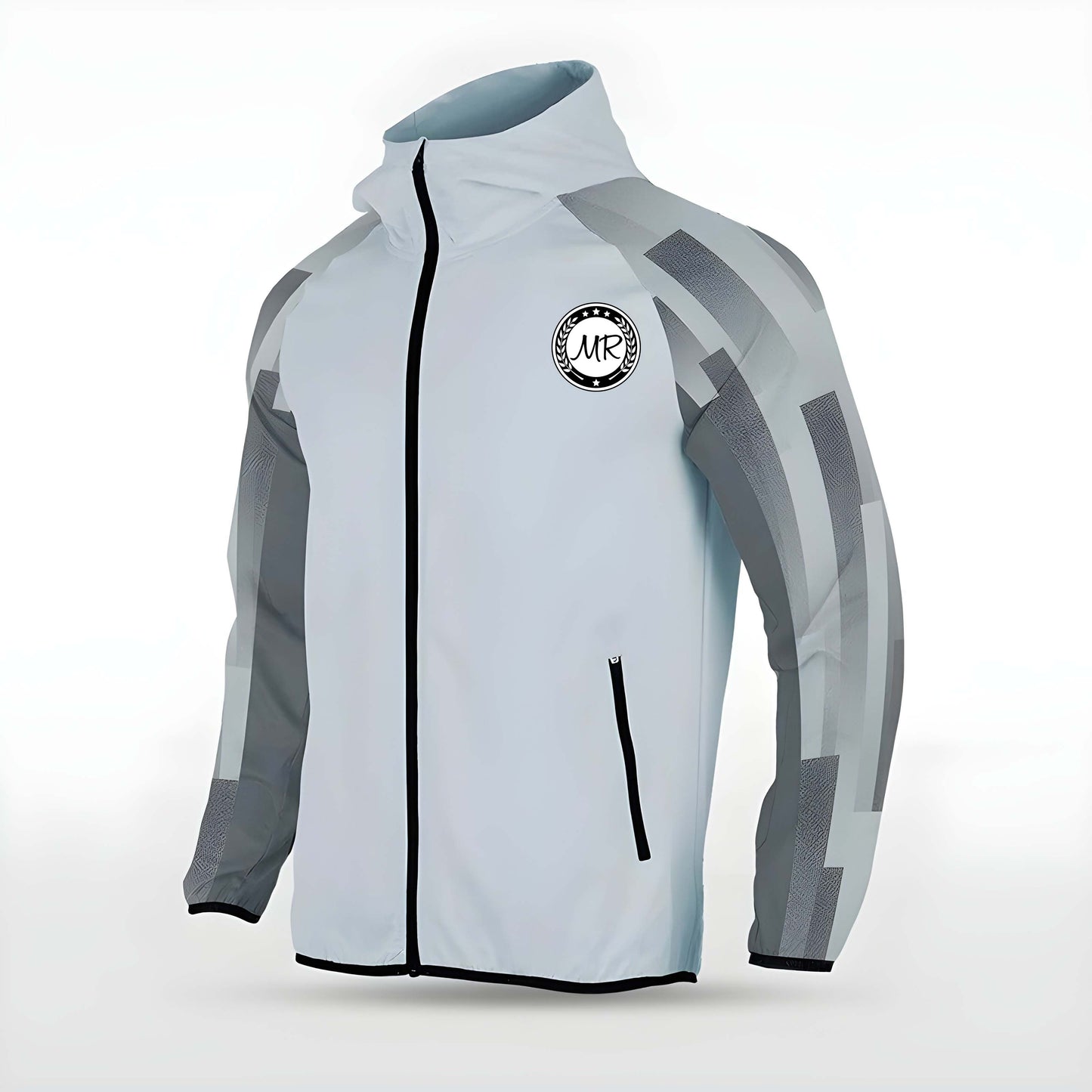 Graue Allwetterjacke