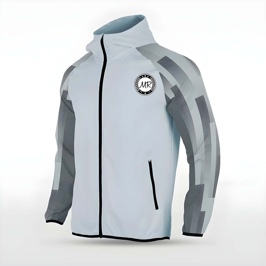 Graue Allwetterjacke