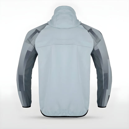 Graue Allwetterjacke
