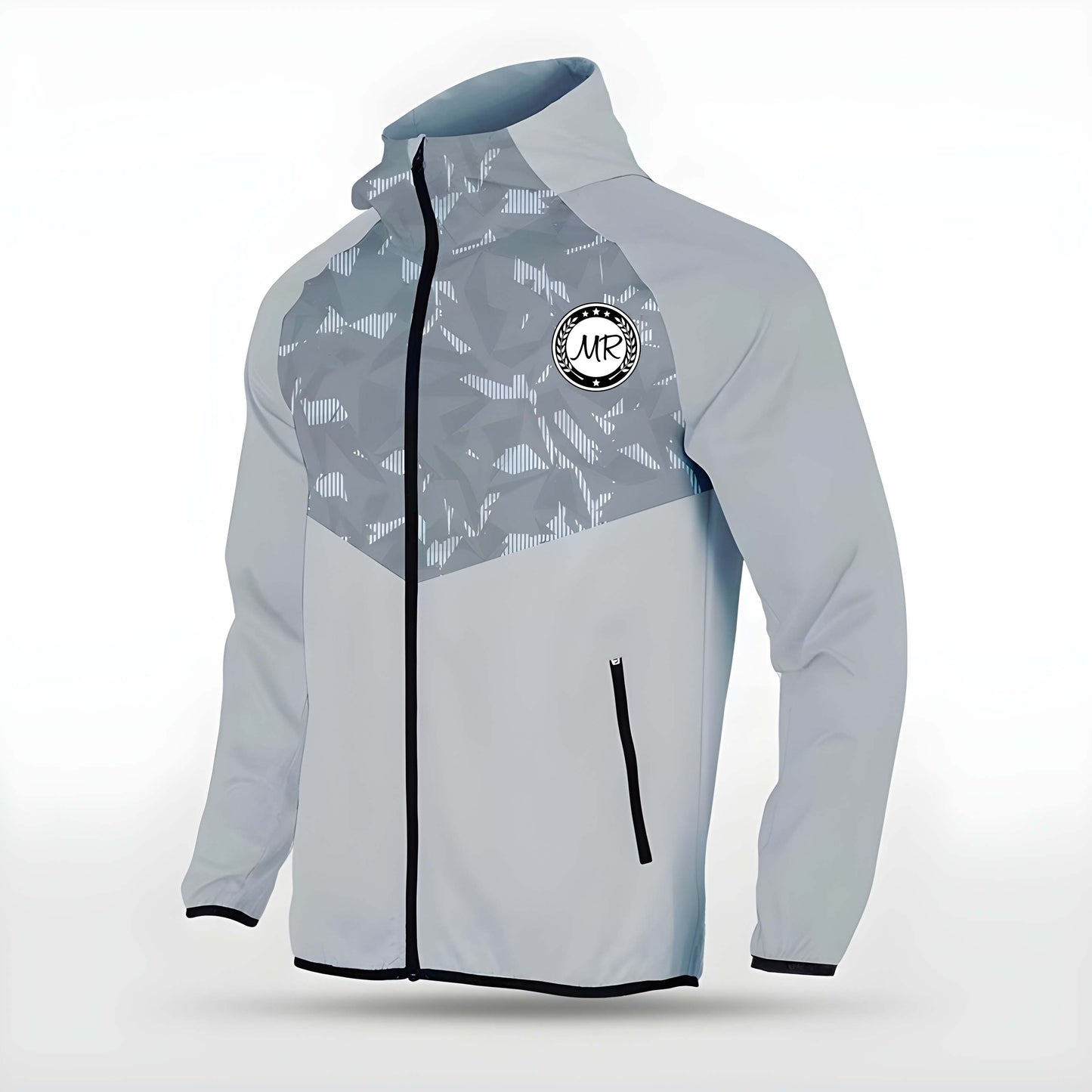 Graue Allwetterjacke