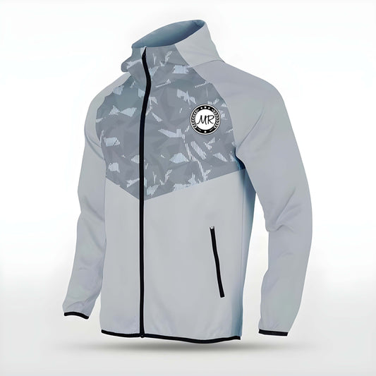 Graue Allwetterjacke
