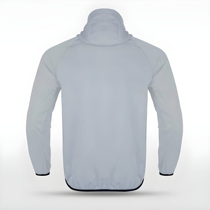 Graue Allwetterjacke