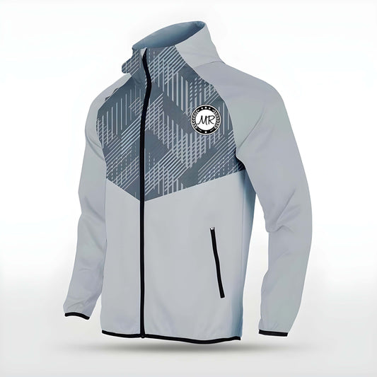 Graue Allwetterjacke