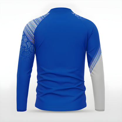 Blaues Sweatshirt
