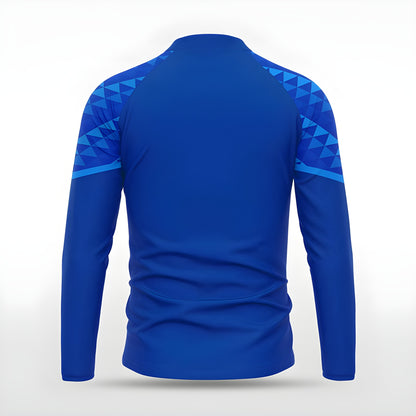 Blaues Sweatshirt