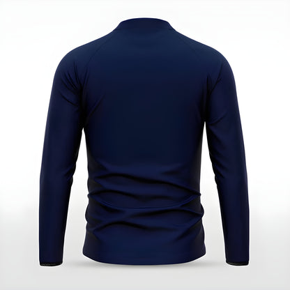 Dunkelblaue Trainingsjacke