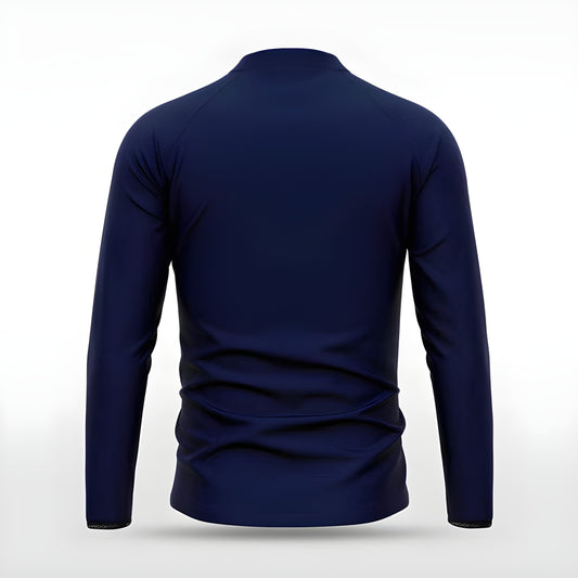 Dunkelblaue Trainingsjacke