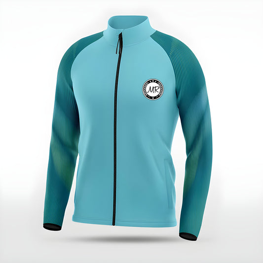 Türkise Trainingsjacke