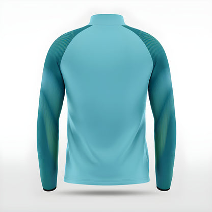 Türkise Trainingsjacke