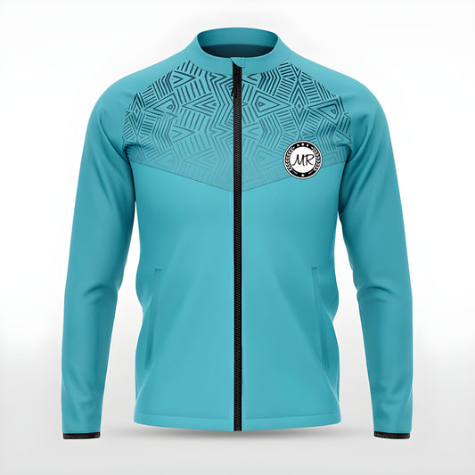 Türkise Trainingsjacke