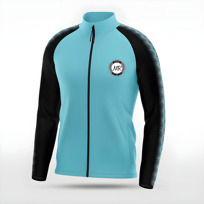 Türkise Trainingsjacke