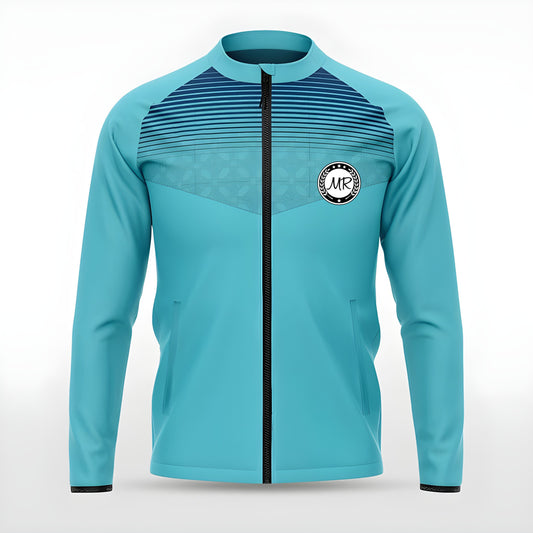 Türkise Trainingsjacke