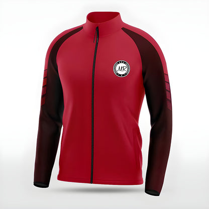 Rote Trainingsjacke