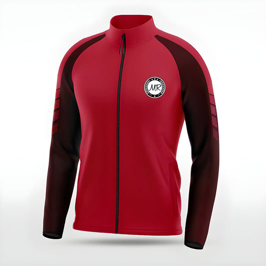 Rote Trainingsjacke