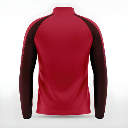 Rote Trainingsjacke