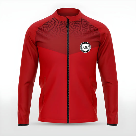 Rote Trainingsjacke