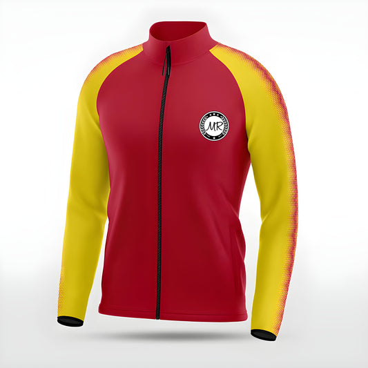 Rote Trainingsjacke