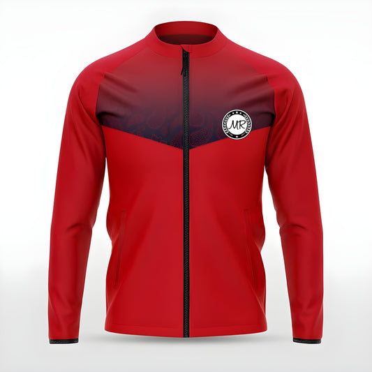 Rote Trainingsjacke