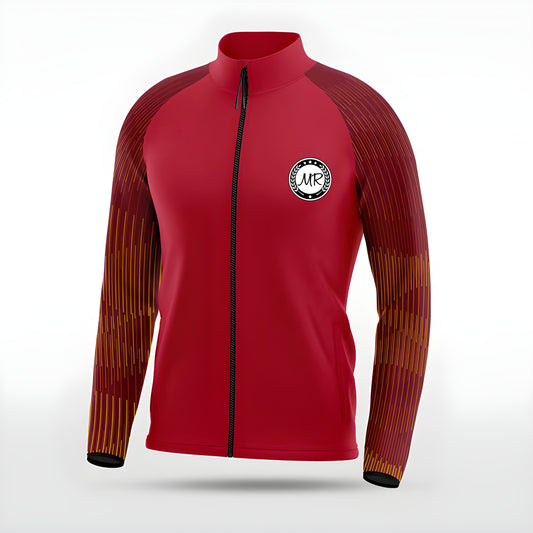 Rote Trainingsjacke