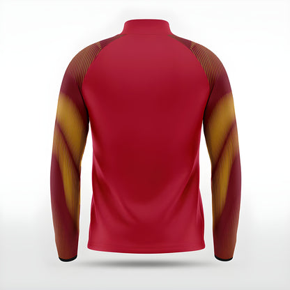 Rote Trainingsjacke