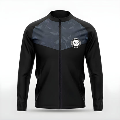 Schwarze Trainingsjacke